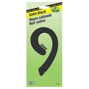 HY-KO - Satin Black House Marker Number